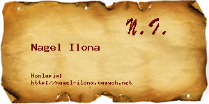 Nagel Ilona névjegykártya