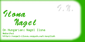 ilona nagel business card